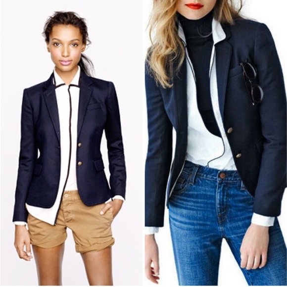 J. Crew Jackets & Blazers - J. Crew | Wool Navy Schoolboy Blazer